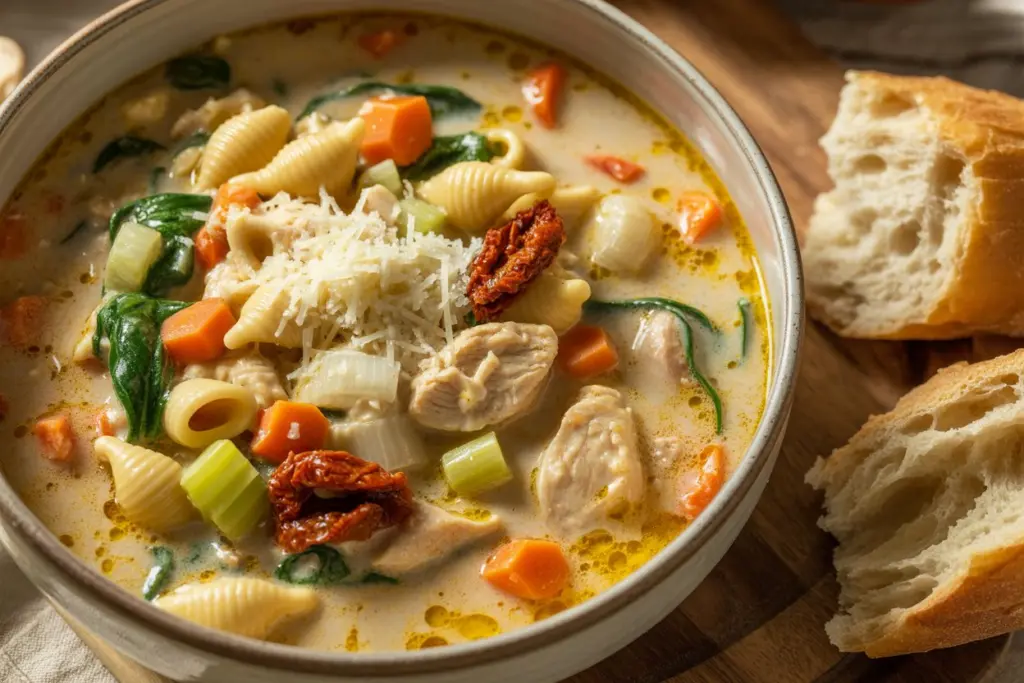 marry me chicken soup creamy bowl