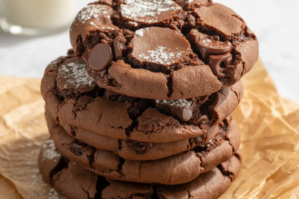 serving-flourless-chocolate-cookies