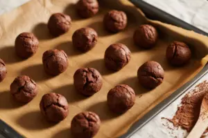 Double Chocolate Thumbprint Cookies