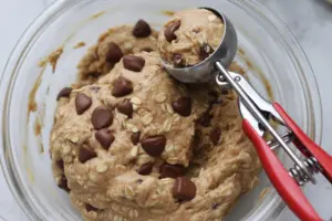 Sourdough Oatmeal Chocolate Chip Cookies dough