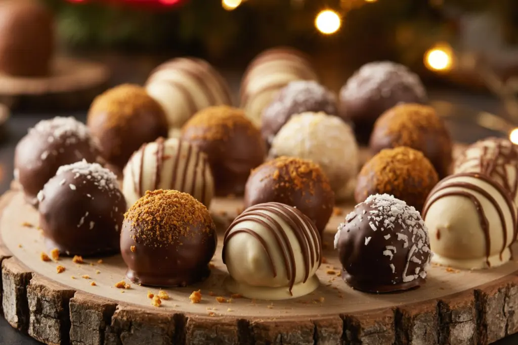  coated Biscoff truffles Twists