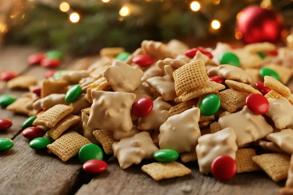Christmas Chex Mix Recipe Card