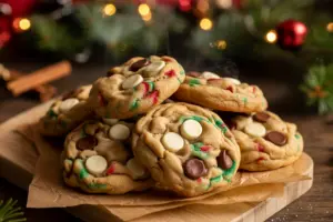 Christmas Chocolate Chip Cookies