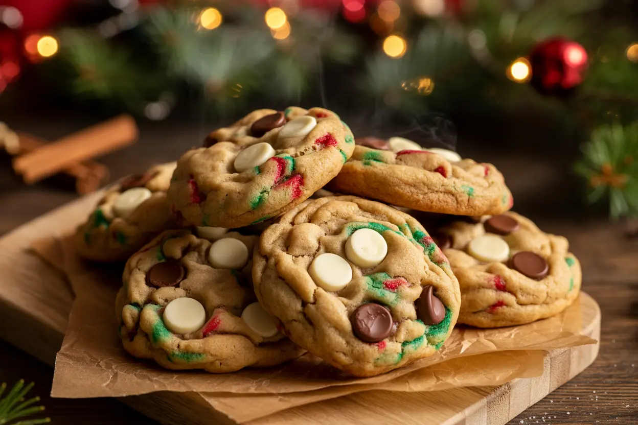 Christmas Chocolate Chip Cookies