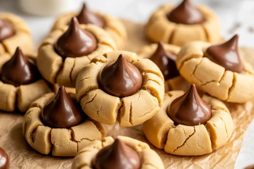 Recipe Card: Sourdough Peanut Butter Cookies with Hershey’s Kisses