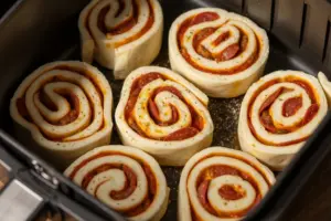 Air Fryer Pizza Pinwheels Puff Pastry