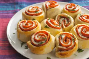 Air Fryer Pizza Pinwheels Appetizers