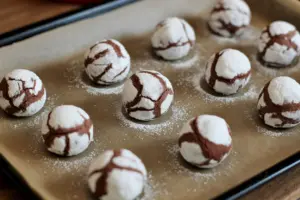Cake Mix Chocolate Crinkle Cookies