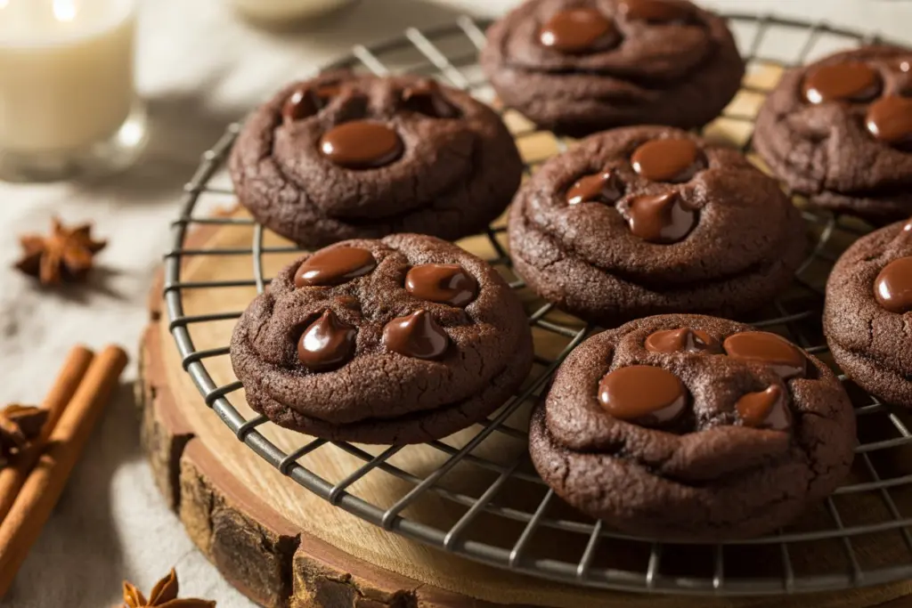 Hot Cocoa Cookie Preparation
