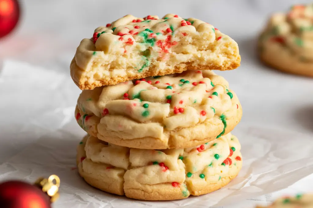 Christmas Cake Mix Cookies – Easy, Chewy & Festive Delight