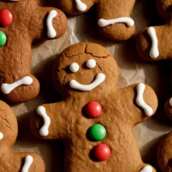 Sourdough Gingerbread Cookies recipe card