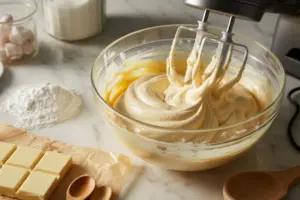 Christmas Peppermint Cake with White Chocolate Buttercream 14 White Chocolate Buttercream