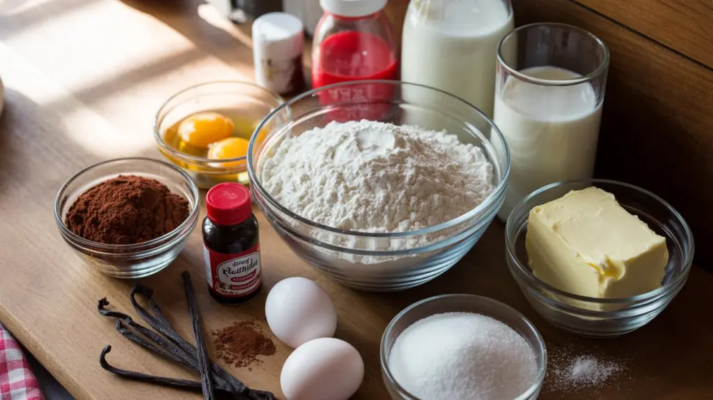 Red Velvet Bundt Cake with Cream Cheese Glaze 15 red velvet bundt cake ingredients