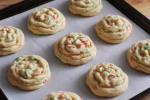 Christmas Cake Mix Cookies (so easy) 9 freshly baked soft, chewy cake mix cookies