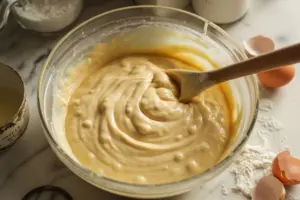 Christmas Peppermint Cake with White Chocolate Buttercream 10 layered vanilla cake batter