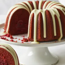Red Velvet Bundt Cake with Cream Cheese Glaze 3 Red Velvet Bundt Cake with Cream Cheese Glaze Recipe Card