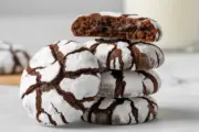 Cake Mix Chocolate Crinkle Cookies