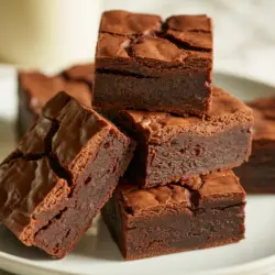 Fudgy Sourdough Discard Brownies recipe card