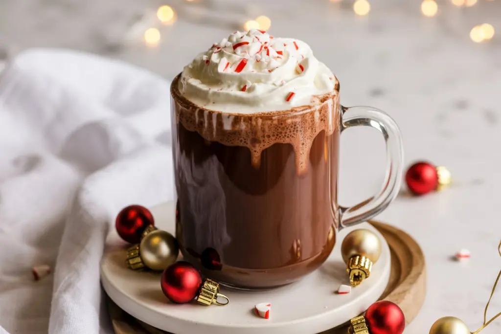 Peppermint Hot Chocolate Recipe Card