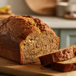 sourdough banana bread recipe card