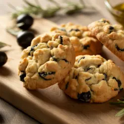 Black Olive Biscuit Cookies Recipe Card