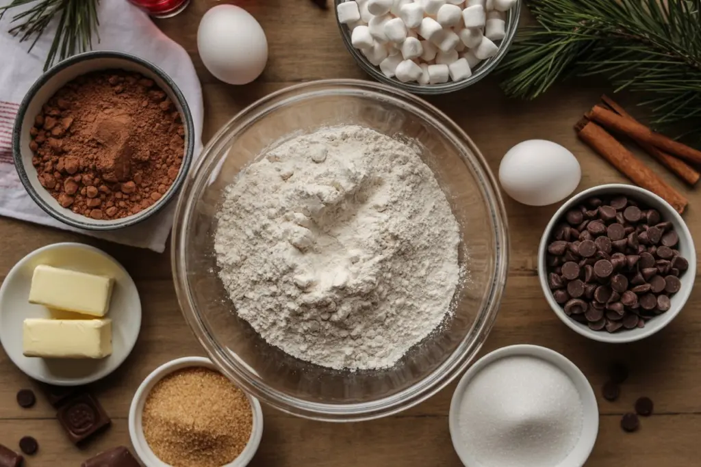 Hot Cocoa Cookie Ingredients