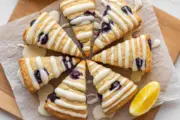 Lemon Blueberry Sourdough Scones