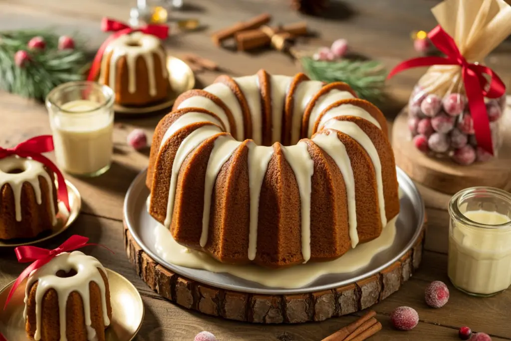 Gingerbread Bundt Cake 16 Gingerbread Bundt Cake with Vanilla Glaze