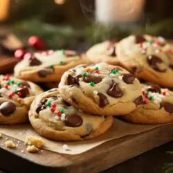 Christmas Chocolate Chip Cookies 3 Christmas Chocolate Chip Cookies recipe card