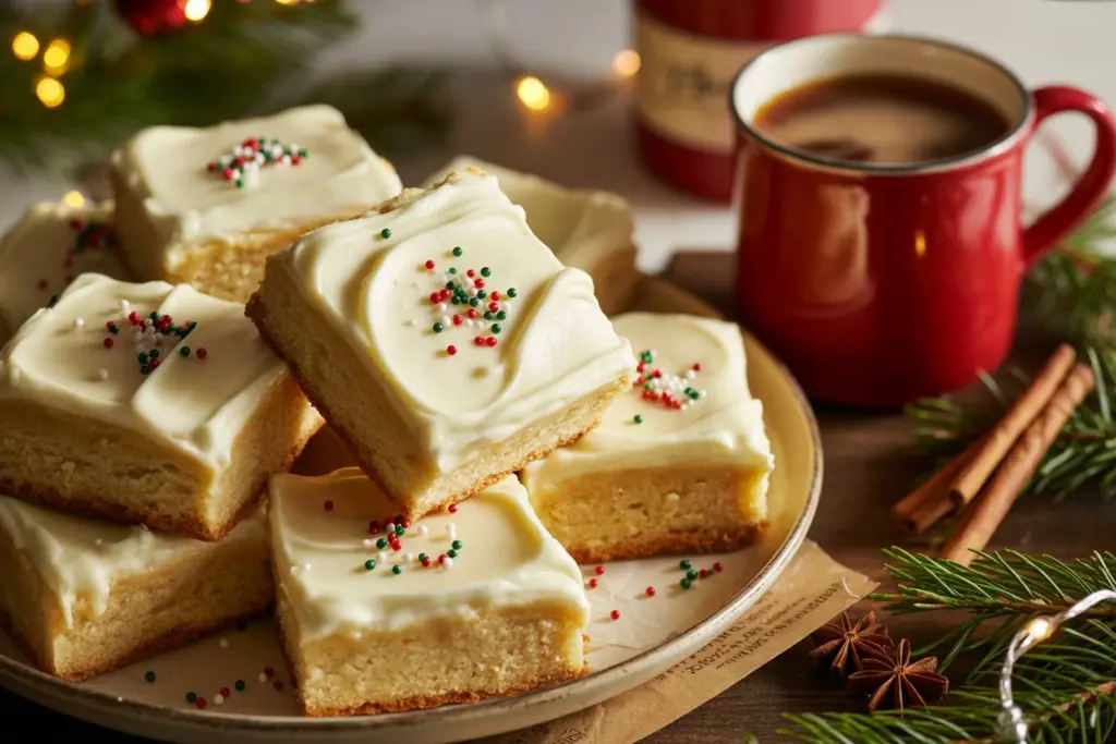 serving sourdough sugar cookie bars