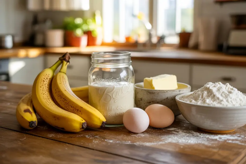 sourdough-banana-bread-ingredients.