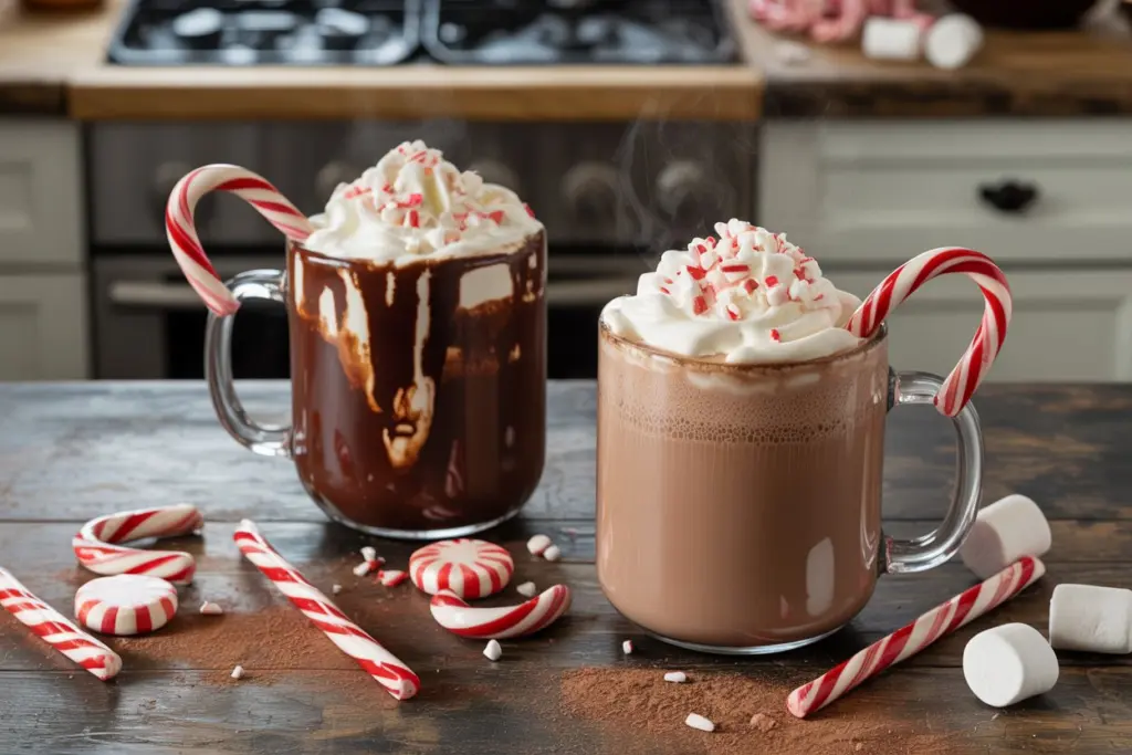Peppermint Hot Chocolate 14 Peppermint Hot Chocolate Variations with Baileys and Almond Milk
