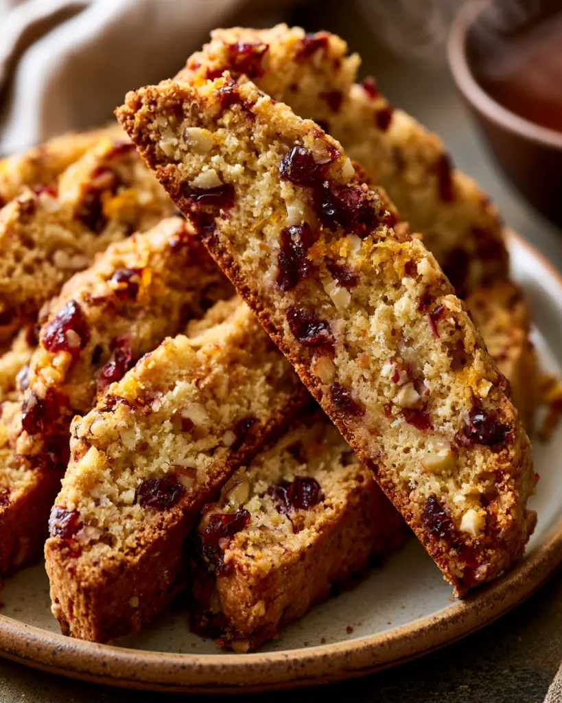 Cranberry Orange Biscotti