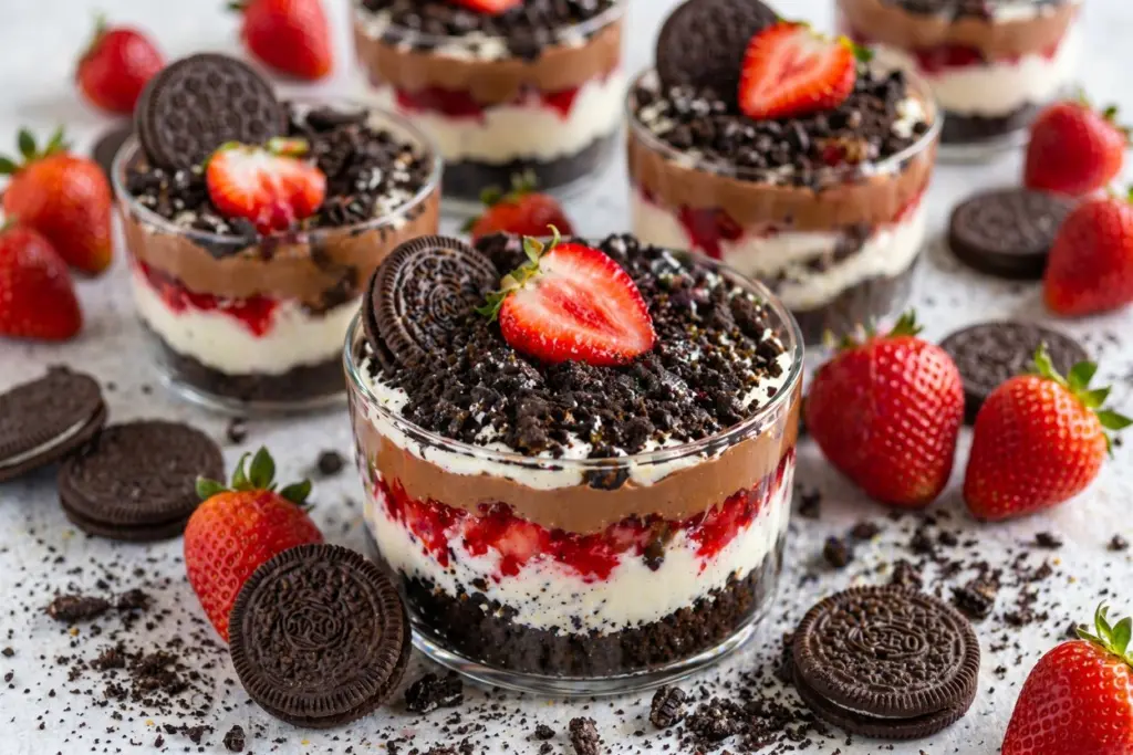Oreo Overload Cheesecake Cups