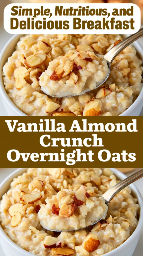 Vanilla Almond Crunch Overnight Oats