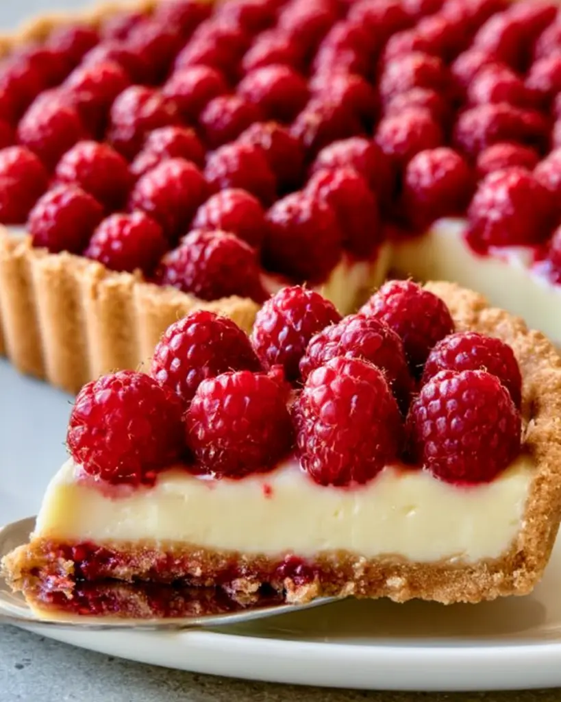 White Chocolate Raspberry Tart