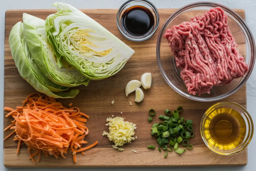 egg roll soup ingredients