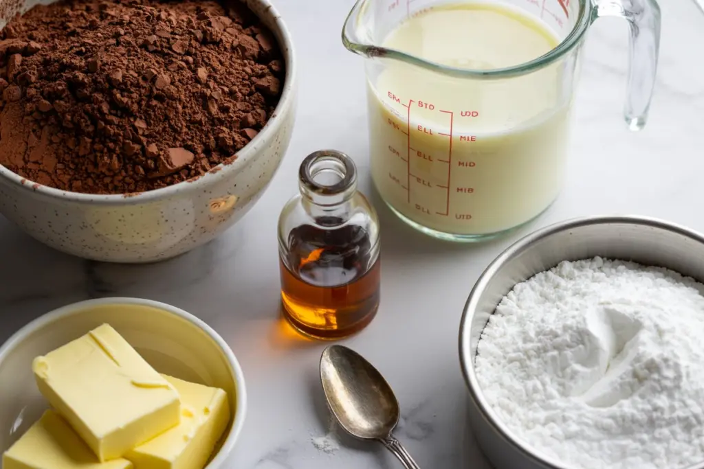 chocolate frosting ingredients