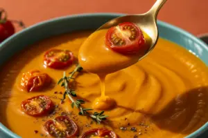 Creamy Roasted Garlic Tomato Soup