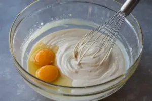 sourdough muffins batter