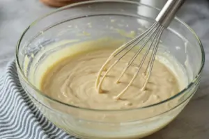 sourdough raspberry muffins batter