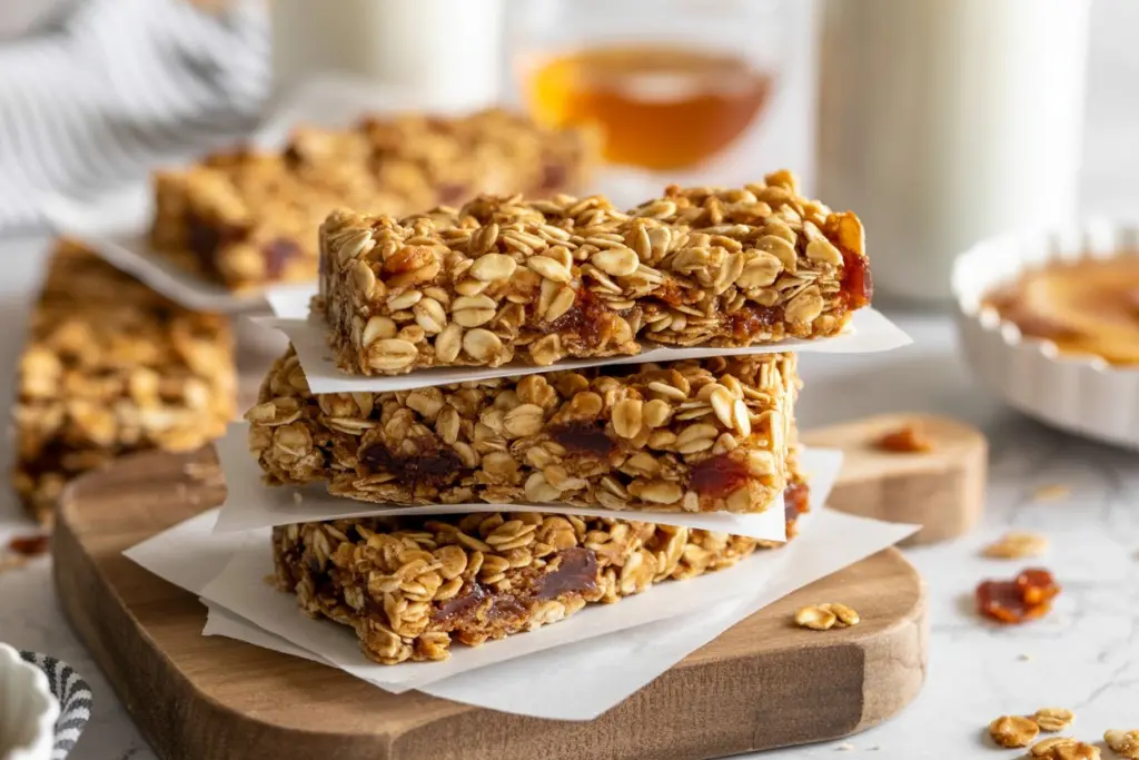 Crunchy Baked Granola Bars