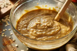 sourdough-oatmeal-breakfast-bar-batter