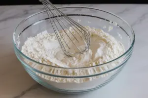 whisk flour, sugar