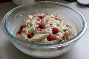 Raspberry Sourdough Bread with Cream Cheese
