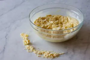 Homemade tart crust dough