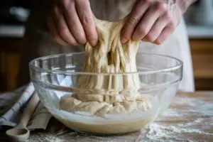 Italian Herbs and Cheese in Sourdough Bread