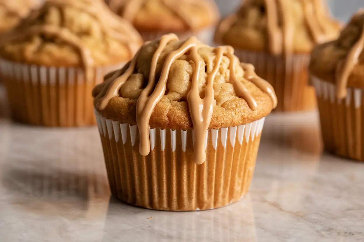 Sourdough Discard Peanut Butter Muffins