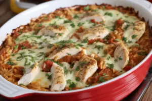 greek-chicken-orzo-casserole