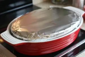 Greek Chicken Orzo Casserole